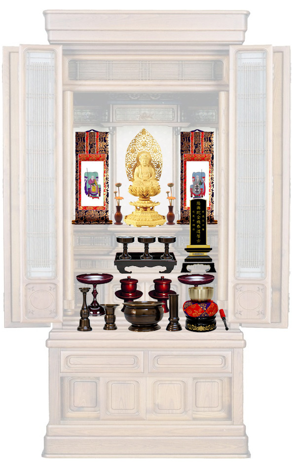 唐木仏壇の飾り方
